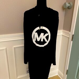 Michael Kors long sleeve hoodie dress XL New with tags